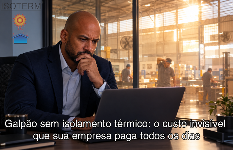 Seu galpão está pagando a conta do calor — e você nem percebeu